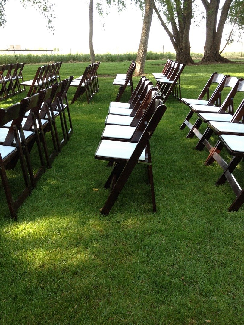 Fruitwood Folding Chairs Events Delivered By Utah Chair Rental
