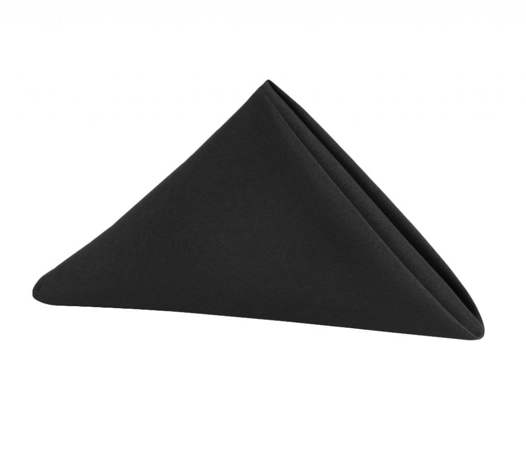 Black Napkin Events Delivered By Utah Chair Rental