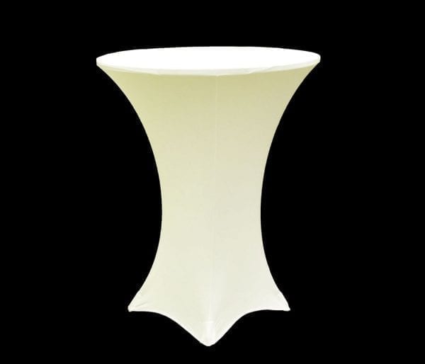 Ivory Spandex Cocktail Linen